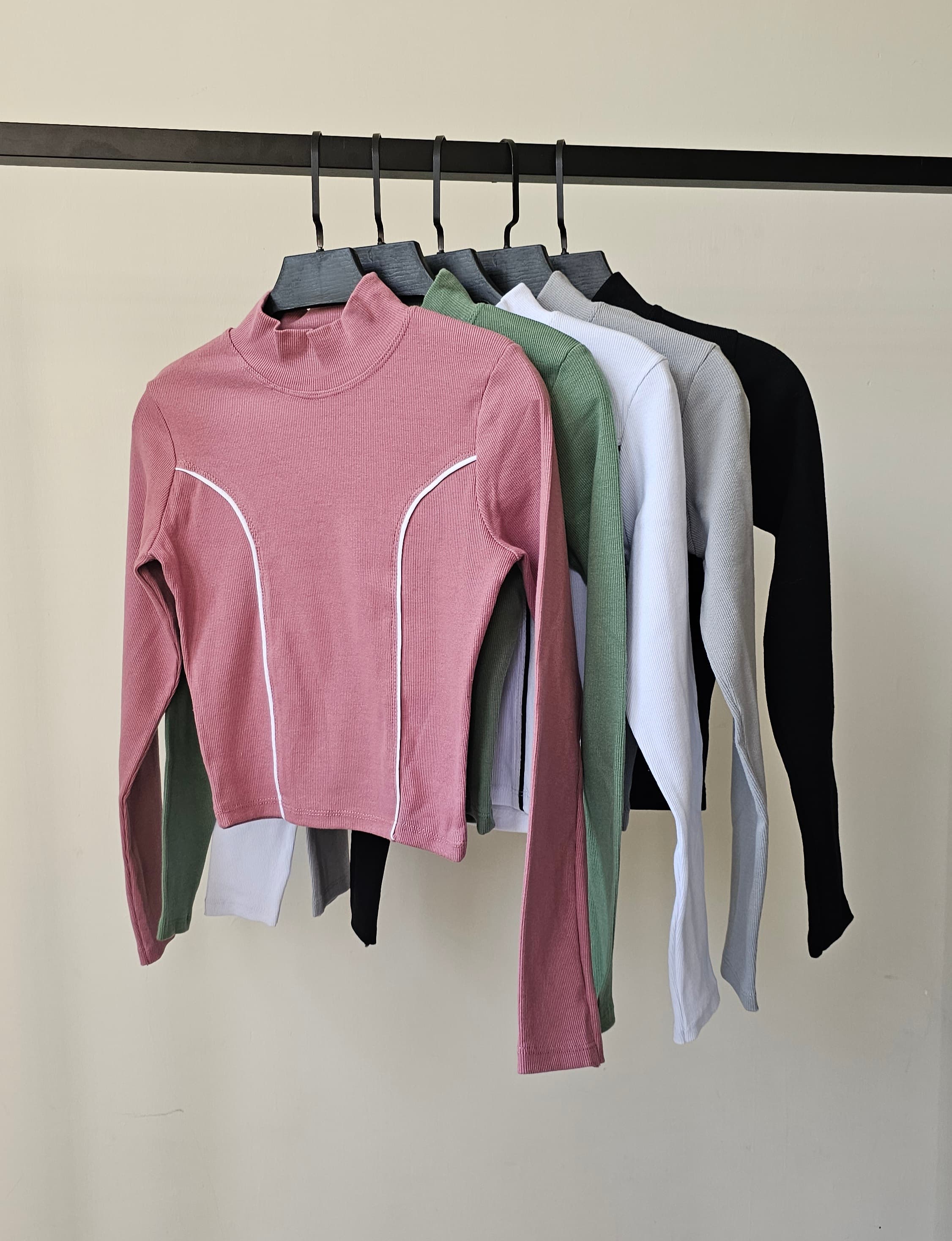 بلوز اسپرت بیسبالی زنانه کد ۱۱۷