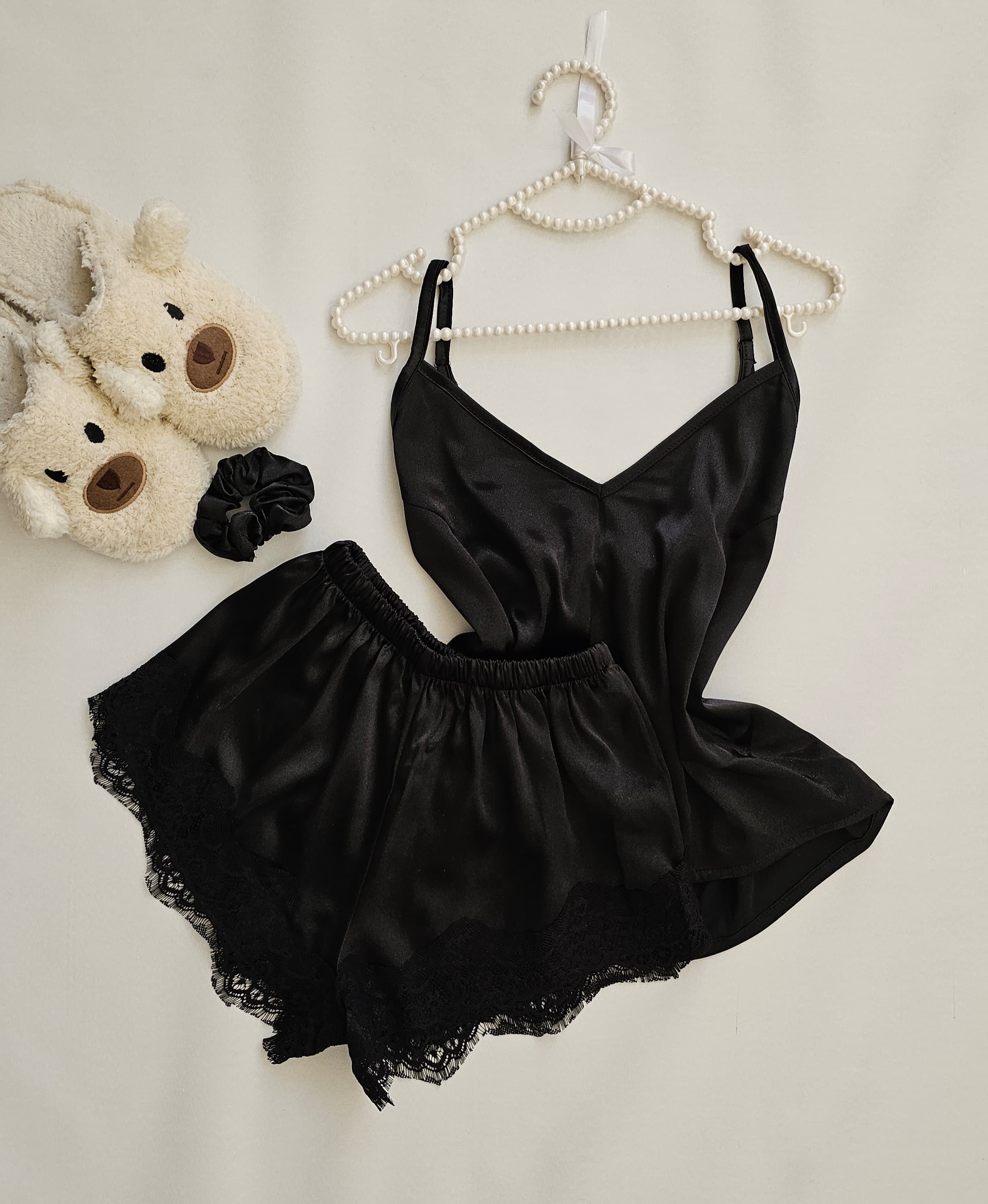 ست سه تیکه ساتن زنانه کد ۱۵۸