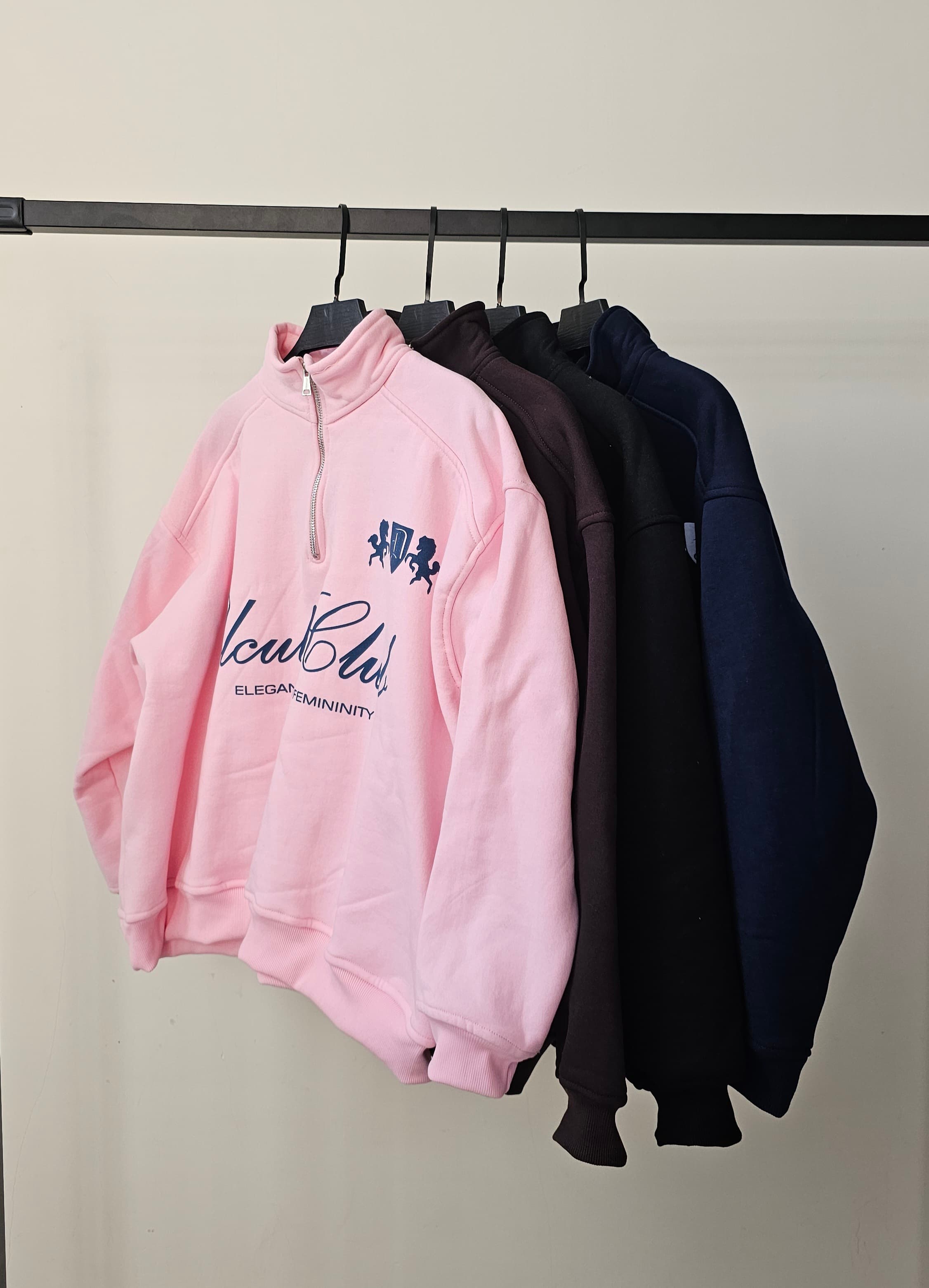 بلوز دورس نیم زیپ زنانه کد 179