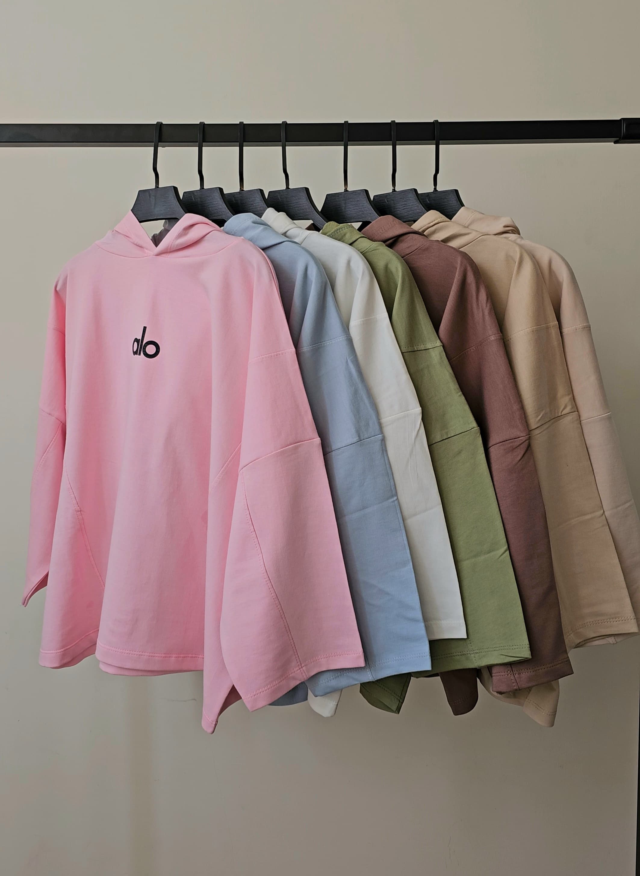 بلوز آستین بلند کلاه دار سوپرلش زنانه کد 188