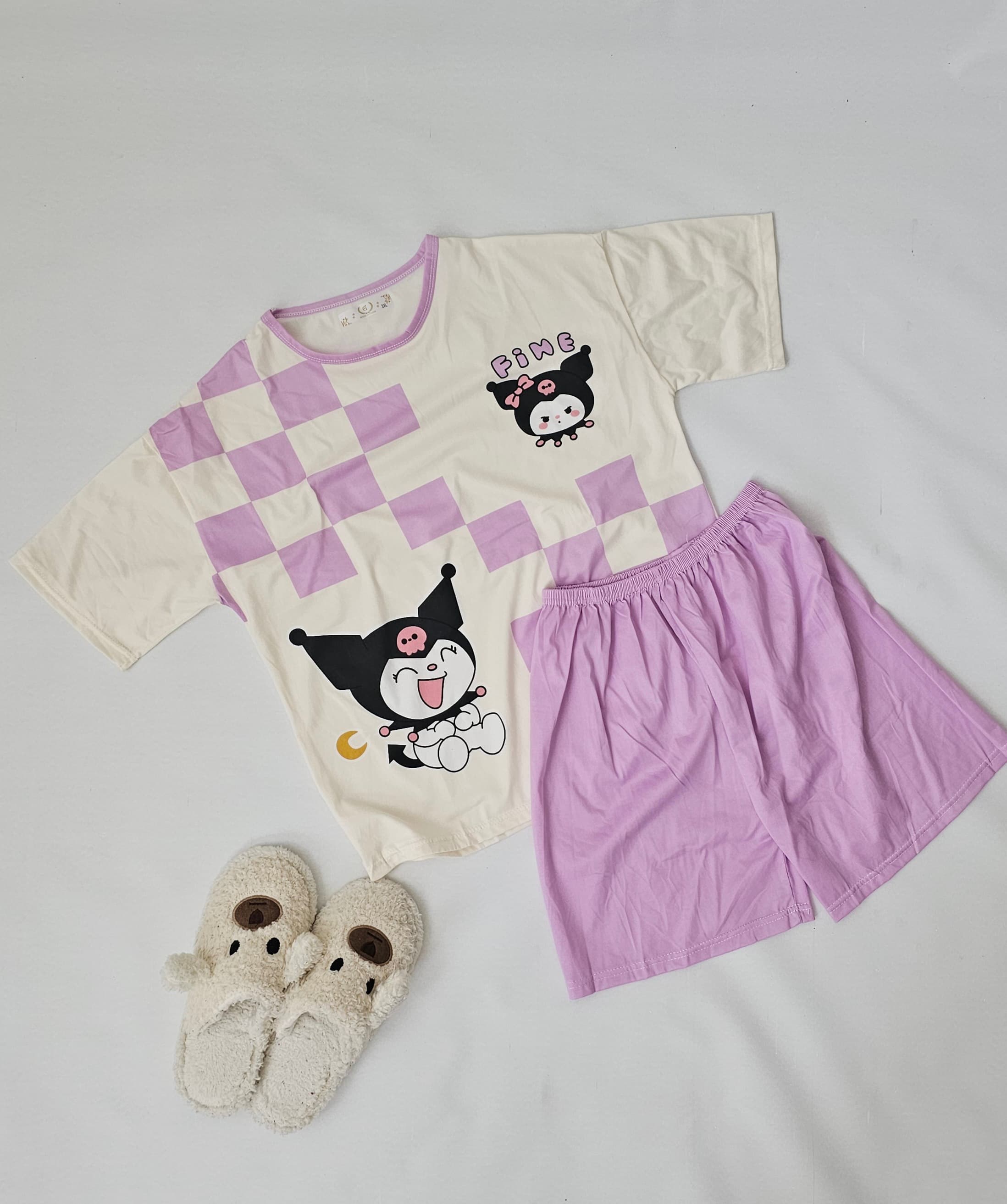 ست دو تیکه خانگی مدل کرومی کد 191