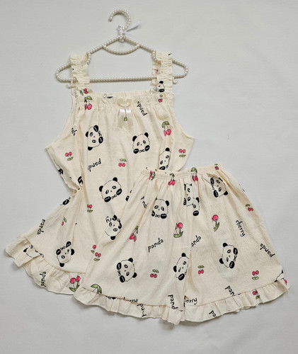 ست تاپ و شلوارک پاندا زنانه کد 201