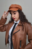 کلاه برت چرم زنانه مد ۲۱۲