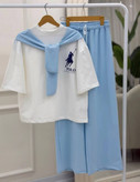 ست تیشرت و جاگر شنل دار POLO زنانه کد 278