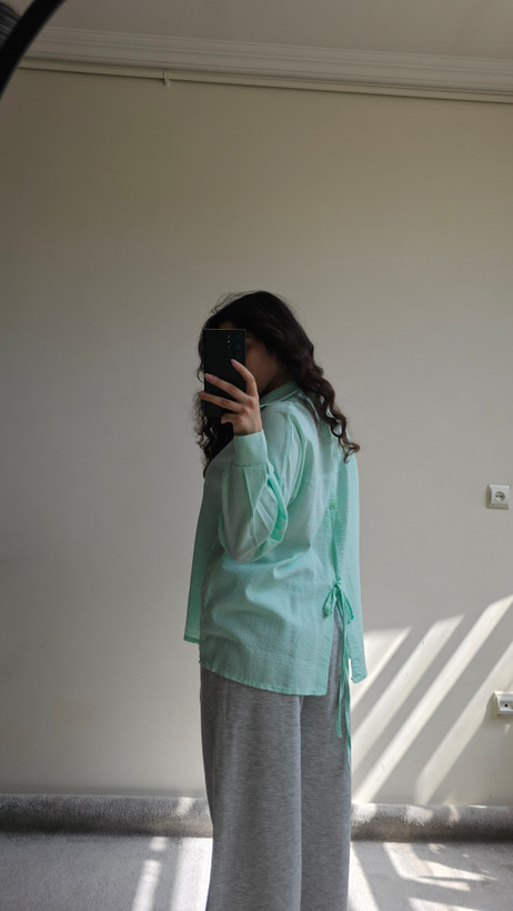 شومیز پشت بندی زنانه کد 258